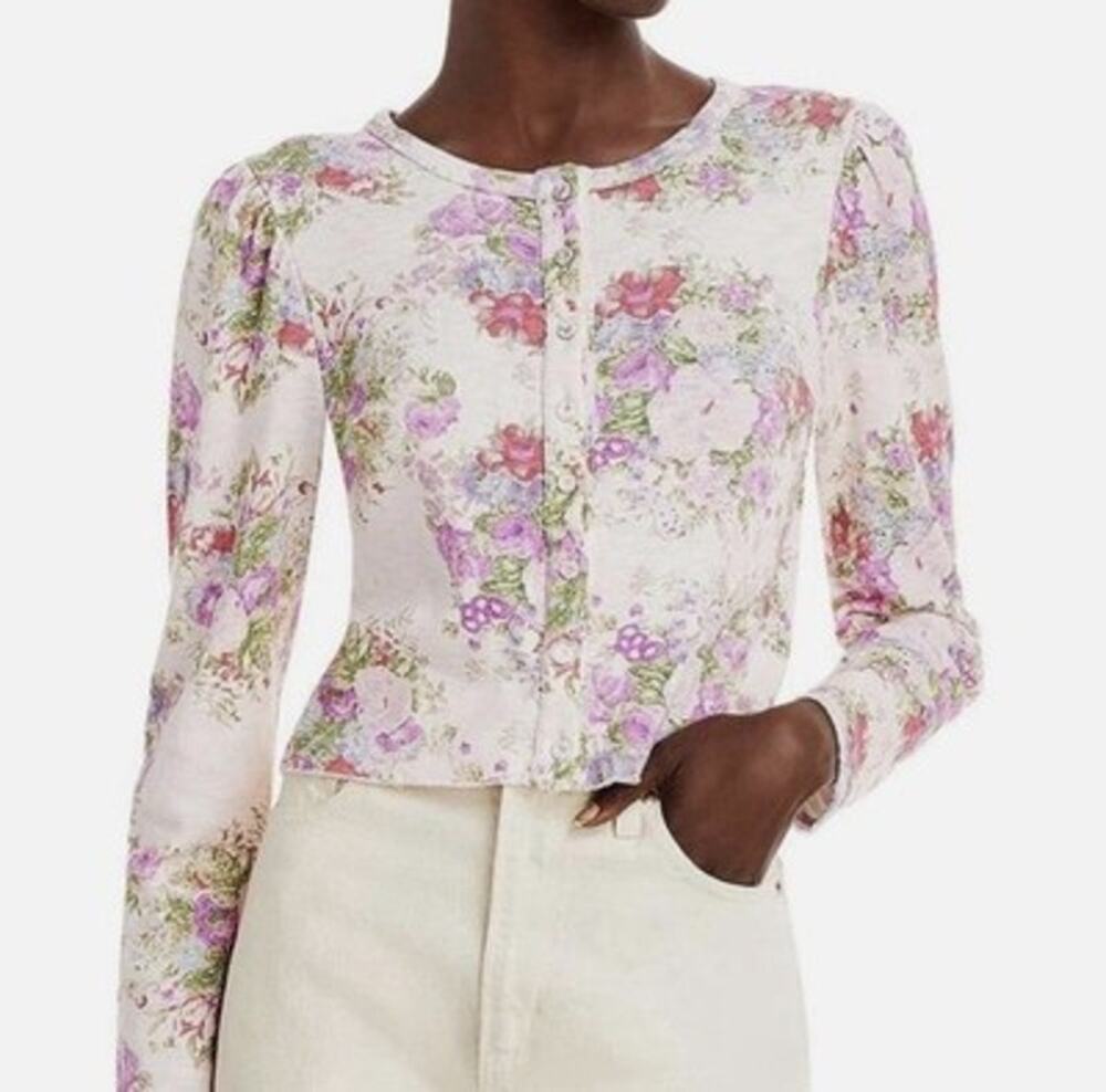 LoveShackFancy Jonah Cropped Sweater